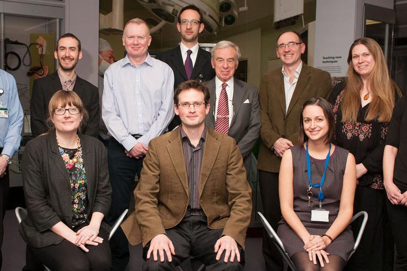 The team involved in the digitised diseases project