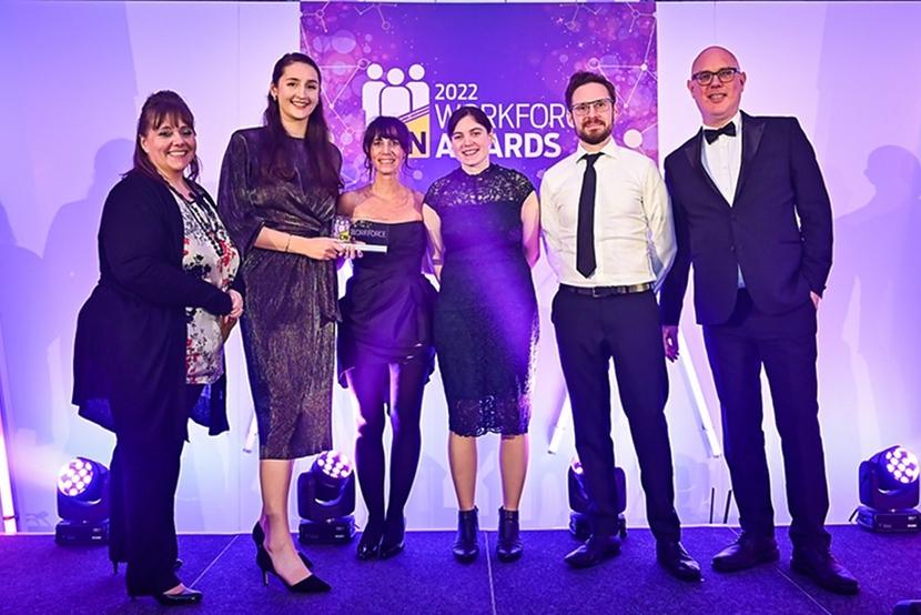 MOLA training team receiving an award
