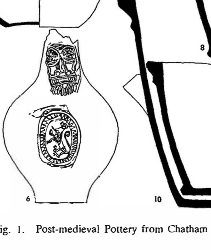 Drawing from  Archaeologia Cantiana, Volume 97, 1981