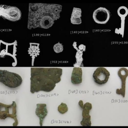 x-rays of metal objects