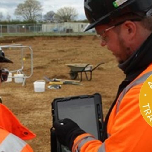 banner images showing two archaeologists and the CIfA approved training logo