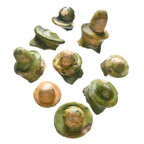 16th century money pot finials (c) MOLA