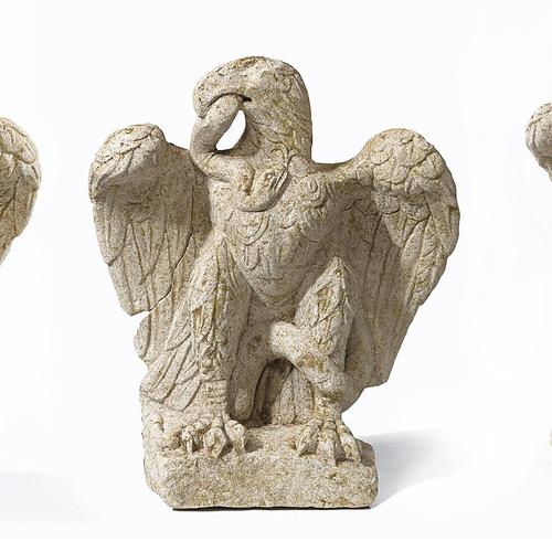Roman eagle and serpent sculpture uncovered at Minories, London