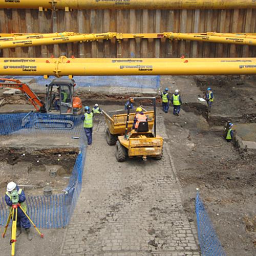 Archaeological excavation of the Olympic Park