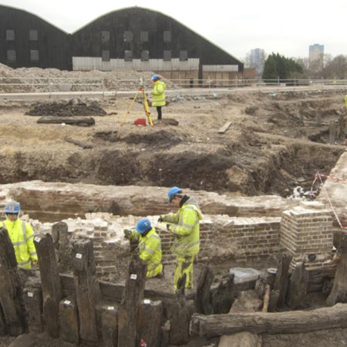 Archaeological investigation at Deptford Royal Dockyard