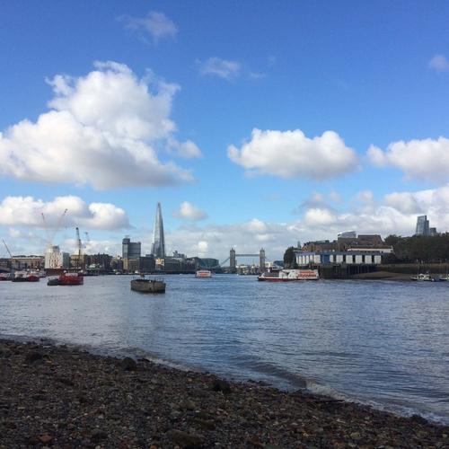  London from the Thames foreshore (c) MOLA