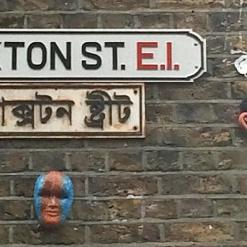 Buxton Street sign for MOLA archaeology traineeship