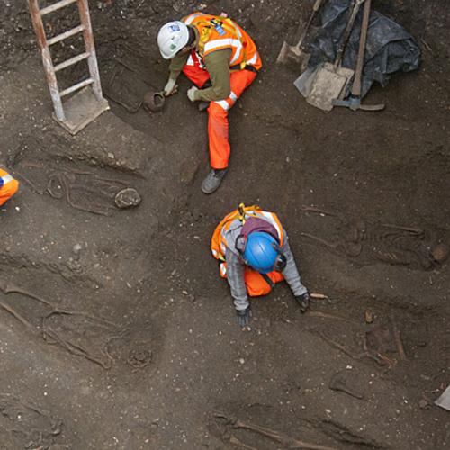 Burial ground discovered at Charterhouse, London