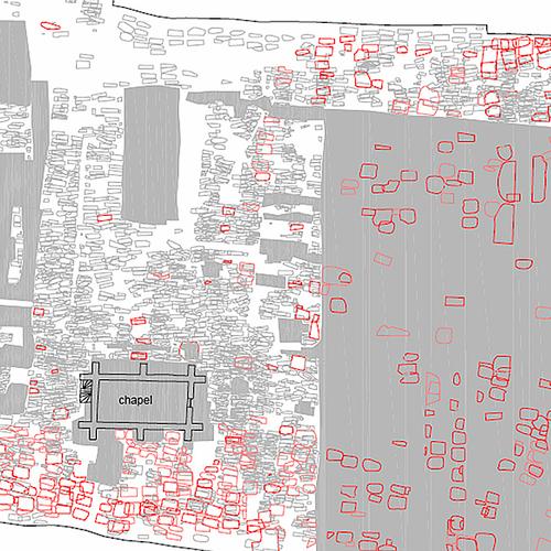 Cemetary plan, St Mary Spital