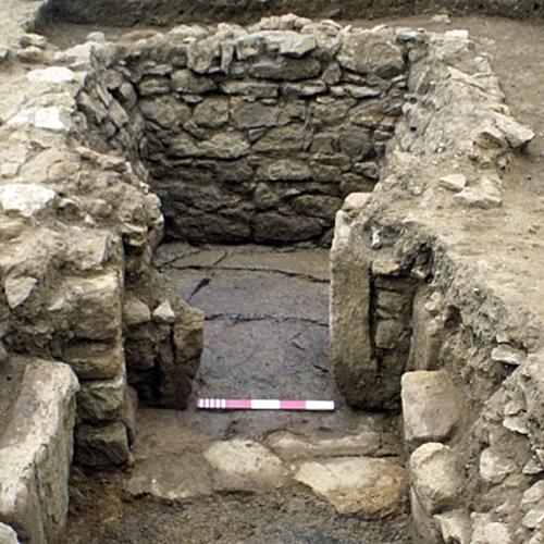 Medieval malting oven at Northampton 