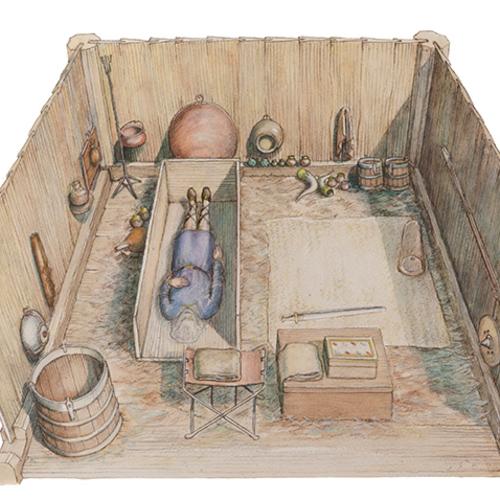 Reconstruction of the Prittlewell burial